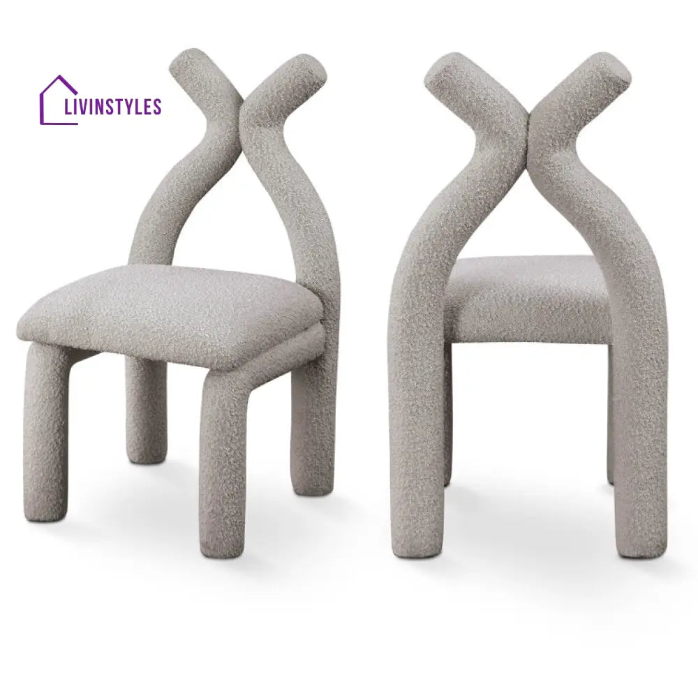 Amaira Solid Wood Frame and Fabric Chair | Living Room Chair | Lounge Chair