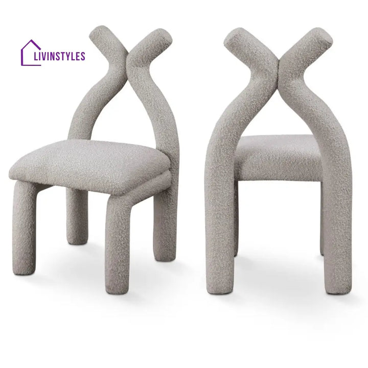 Amaira Solid Wood Frame and Fabric Chair | Living Room Chair | Lounge Chair