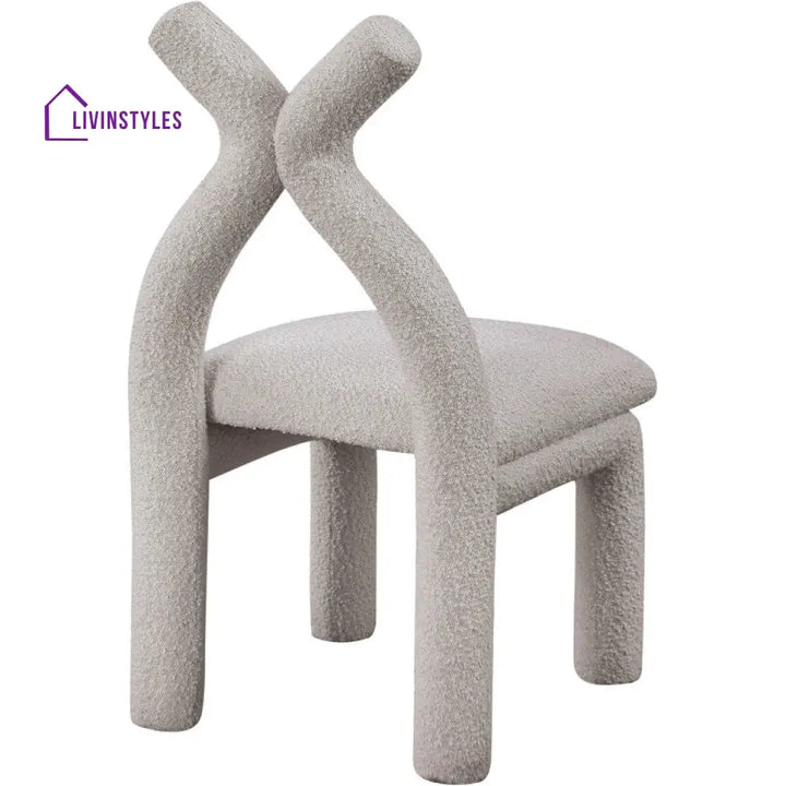 Amaira Solid Wood Frame and Fabric Chair | Living Room Chair | Lounge Chair