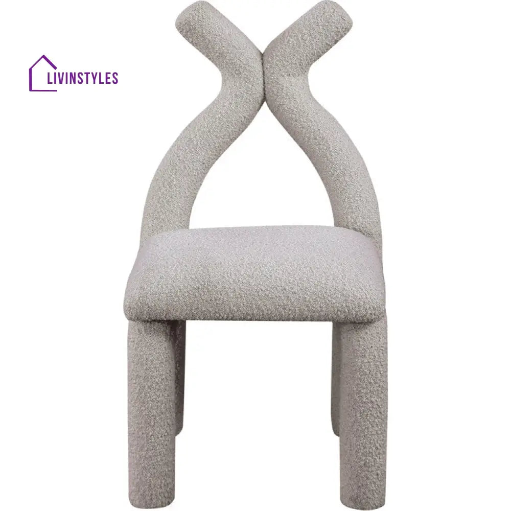 Amaira Solid Wood Frame and Fabric Chair | Living Room Chair | Lounge Chair