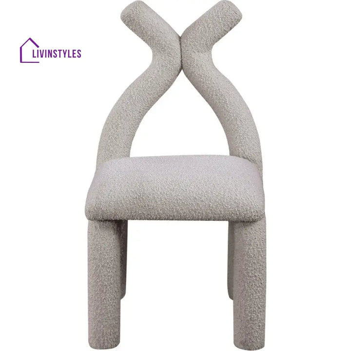 Amaira Solid Wood Frame and Fabric Chair | Living Room Chair | Lounge Chair