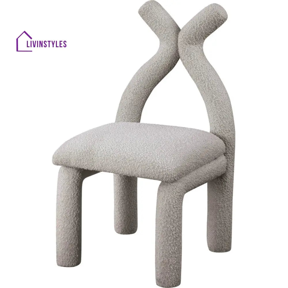 Amaira Solid Wood Frame and Fabric Chair | Living Room Chair | Lounge Chair