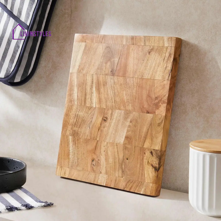 Amalia Acacia Block Chopping Board - Natural Chopping Board