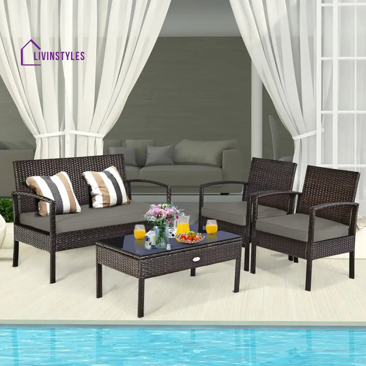 Aman 4 Seater Outdoor Sofa Set