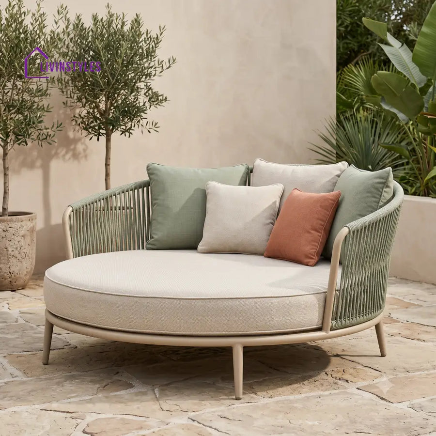Amandine Outdoor Day Bed | Garden Day Bed | Outdoor Day Beds for Villa