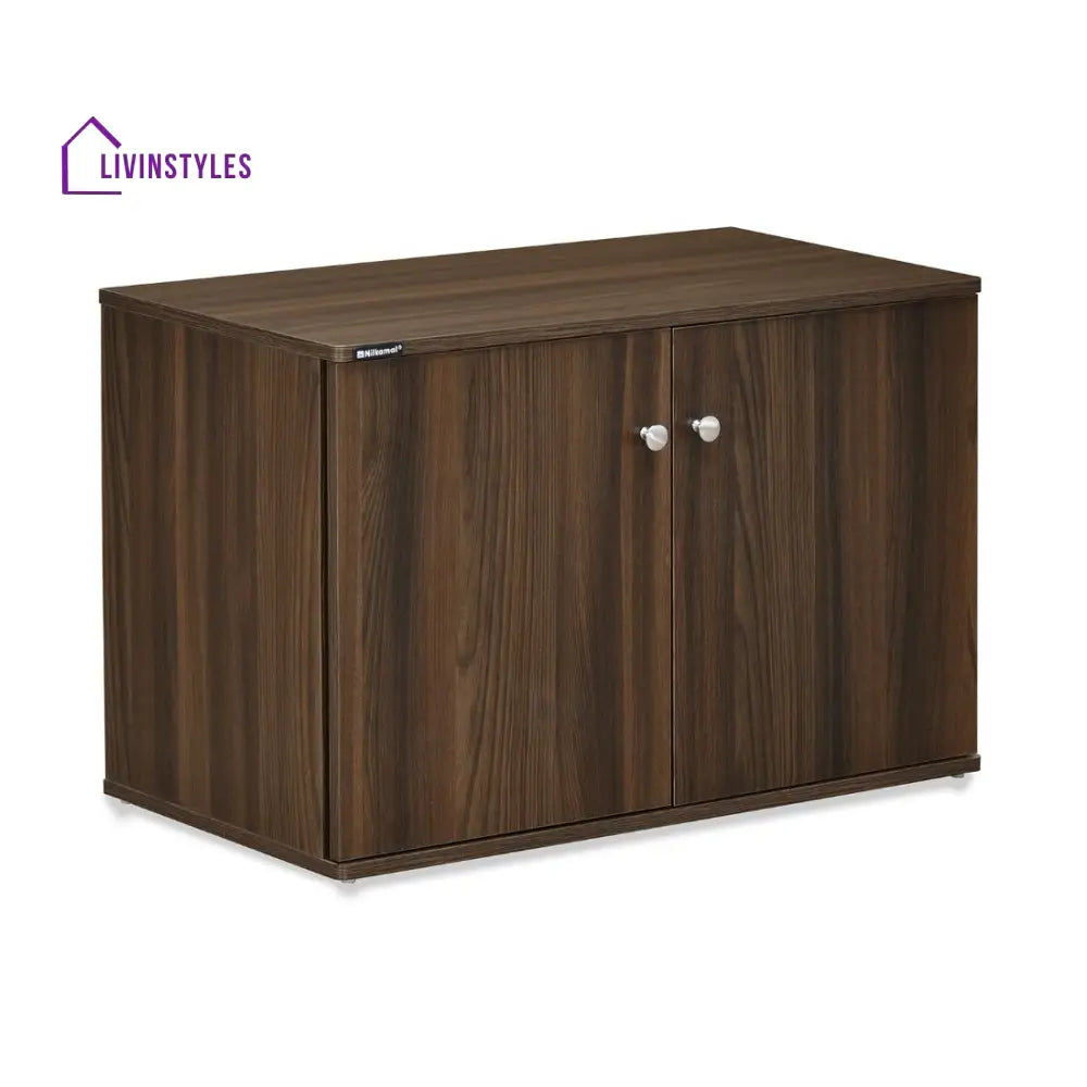 Nilkamal Churchill Shoe Cabinet (Classic Walnut) Home Furniture