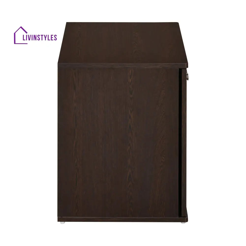 Nilkamal Churchill Shoe Cabinet (Classic Walnut) Home Furniture