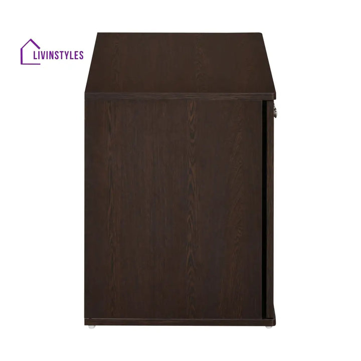 Nilkamal Churchill Shoe Cabinet (Classic Walnut) Home Furniture