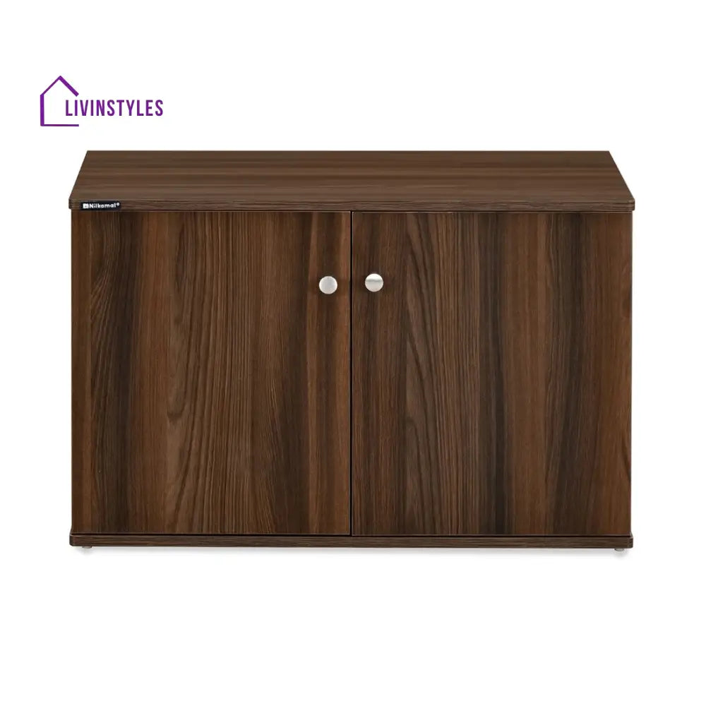 Nilkamal Churchill Shoe Cabinet (Classic Walnut) Home Furniture