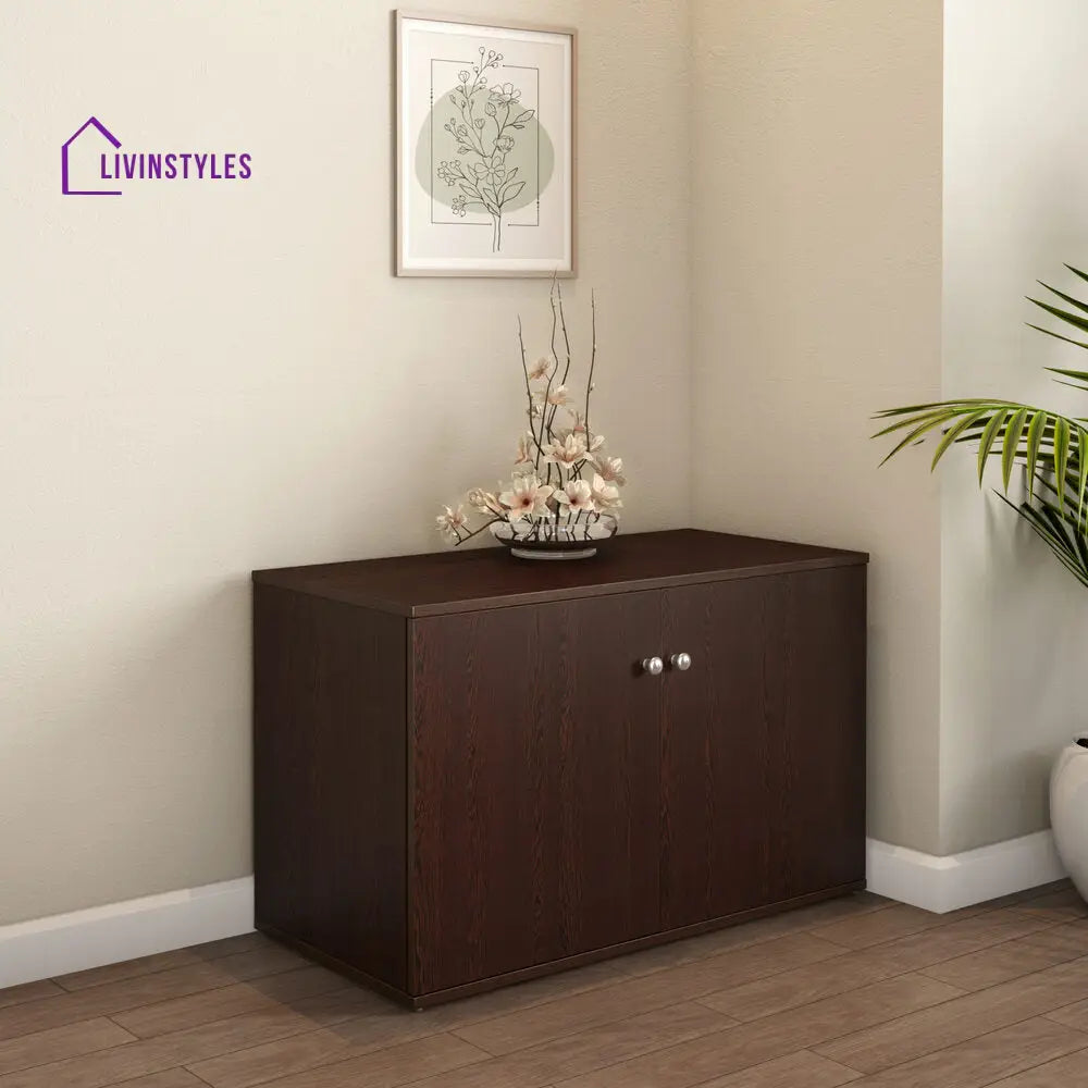 Nilkamal Churchill Shoe Cabinet (Classic Walnut) Wenge Home Furniture
