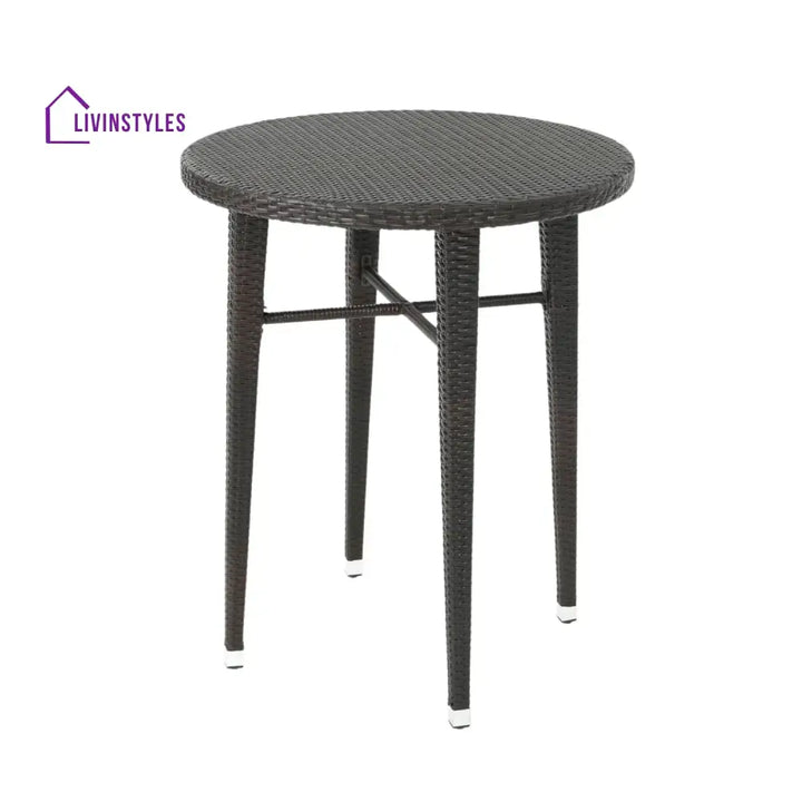 Amaris 5 Piece Outdoor Wicker Bar Set with High Top Table - Bar Set