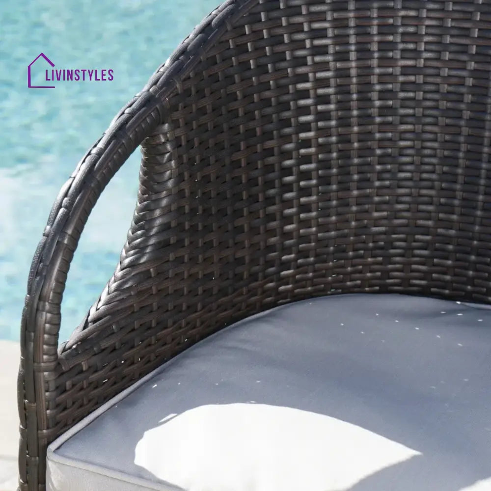 Amaris 5 Piece Outdoor Wicker Bar Set with High Top Table - Bar Set