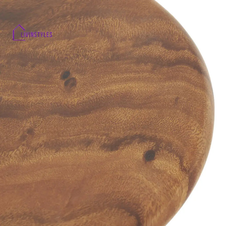 Amaya Solid Wood Side Coffee Table for Living Room