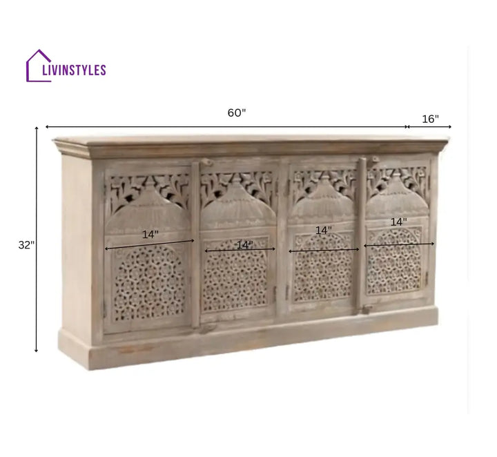 Amelia Wooden 5FT Sideboard Sideboards