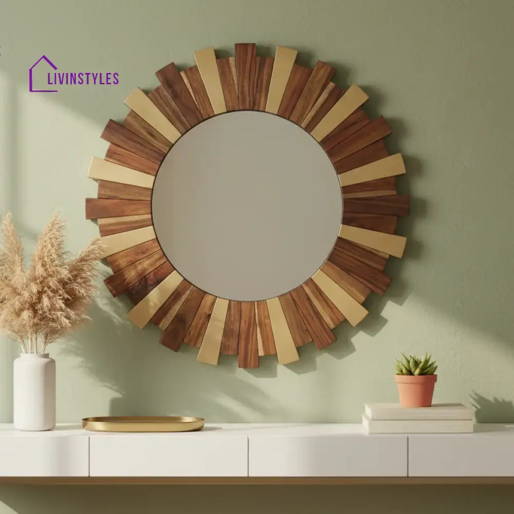 Sunburst Wall Mirror - Furniture