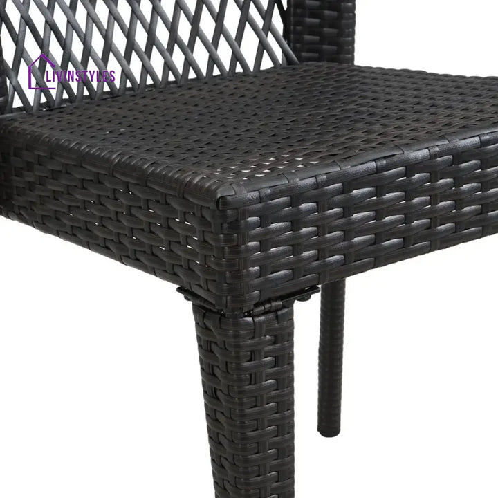 Aminata Outdoor Rattan Wicker Patio Dining Chairs - Dinning Chairs