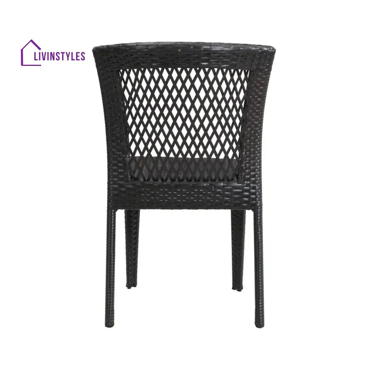 Aminata Outdoor Rattan Wicker Patio Dining Chairs - Dinning Chairs