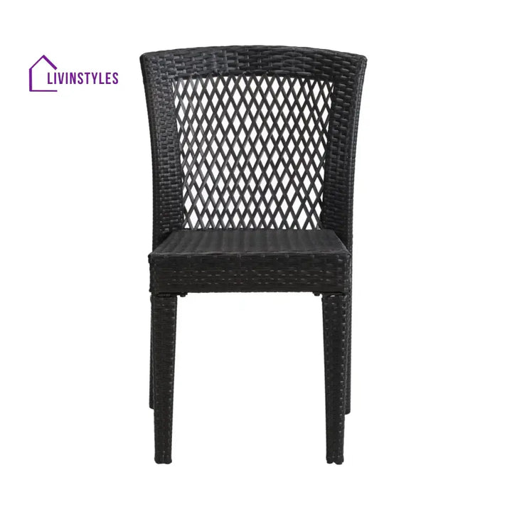 Aminata Outdoor Rattan Wicker Patio Dining Chairs - Dinning Chairs