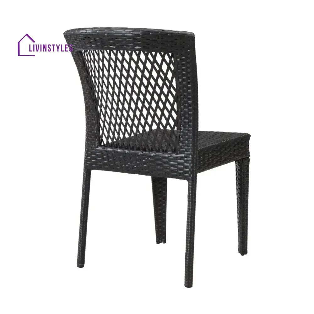 Aminata Outdoor Rattan Wicker Patio Dining Chairs - Dinning Chairs