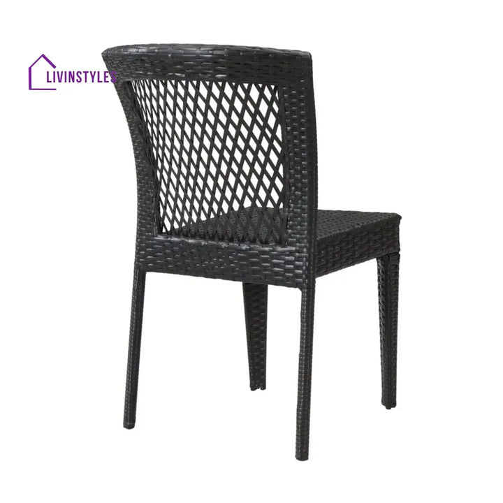 Aminata Outdoor Rattan Wicker Patio Dining Chairs - Dinning Chairs