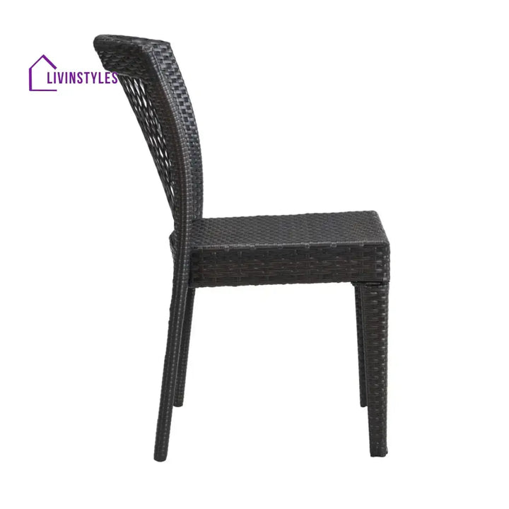 Aminata Outdoor Rattan Wicker Patio Dining Chairs - Dinning Chairs