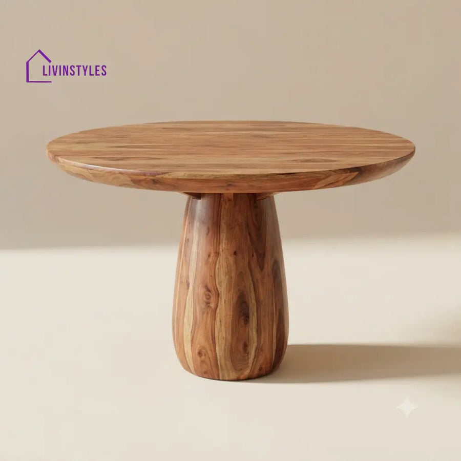 Amodini Wooden Round Dining Table