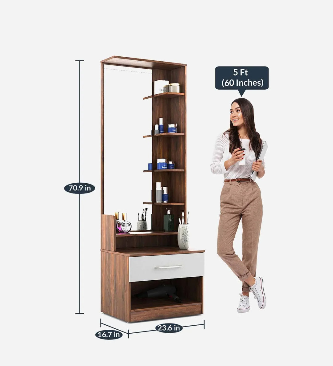 Omkarwood "Elegance Edge" Dressing Unit