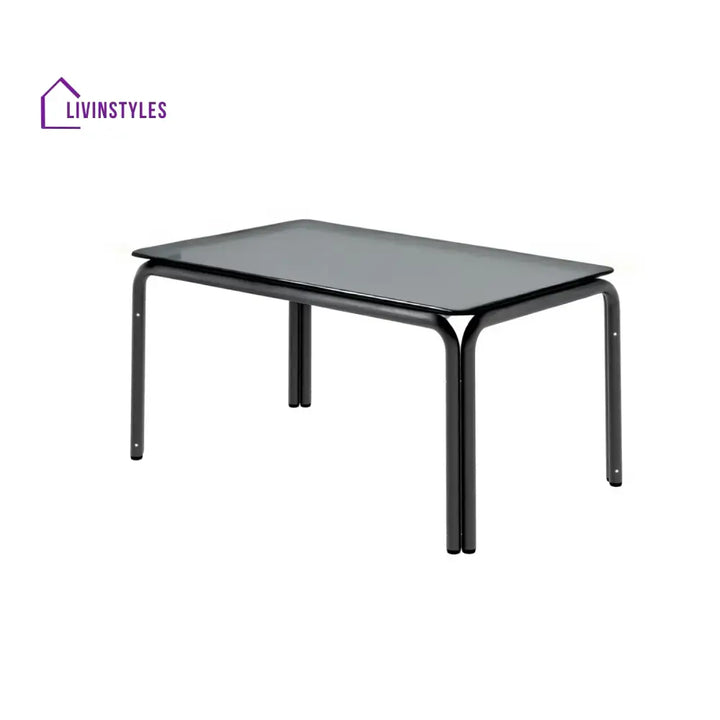 Amoura Outdoor Rope 5-Seater Sofa Set With Glass Top Table - Sofa Set