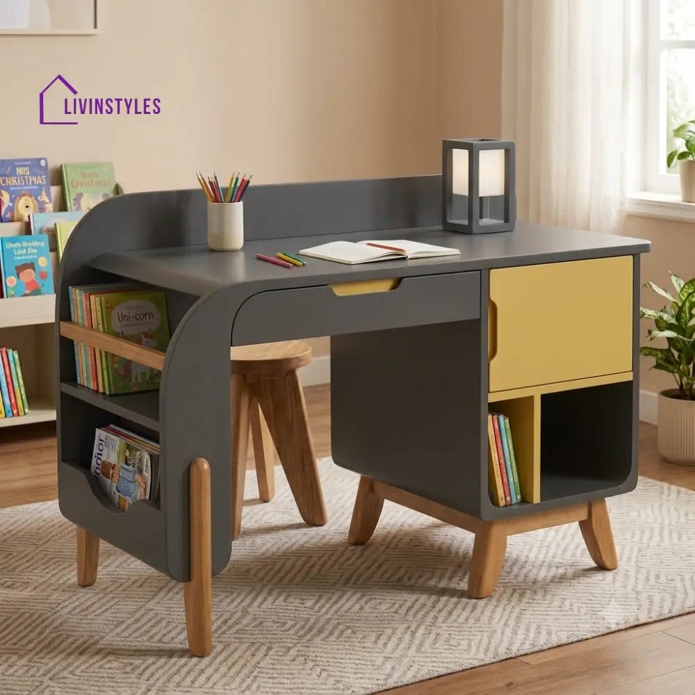 Amritha Mango Wood Kids Study Table | Study Table for Kids