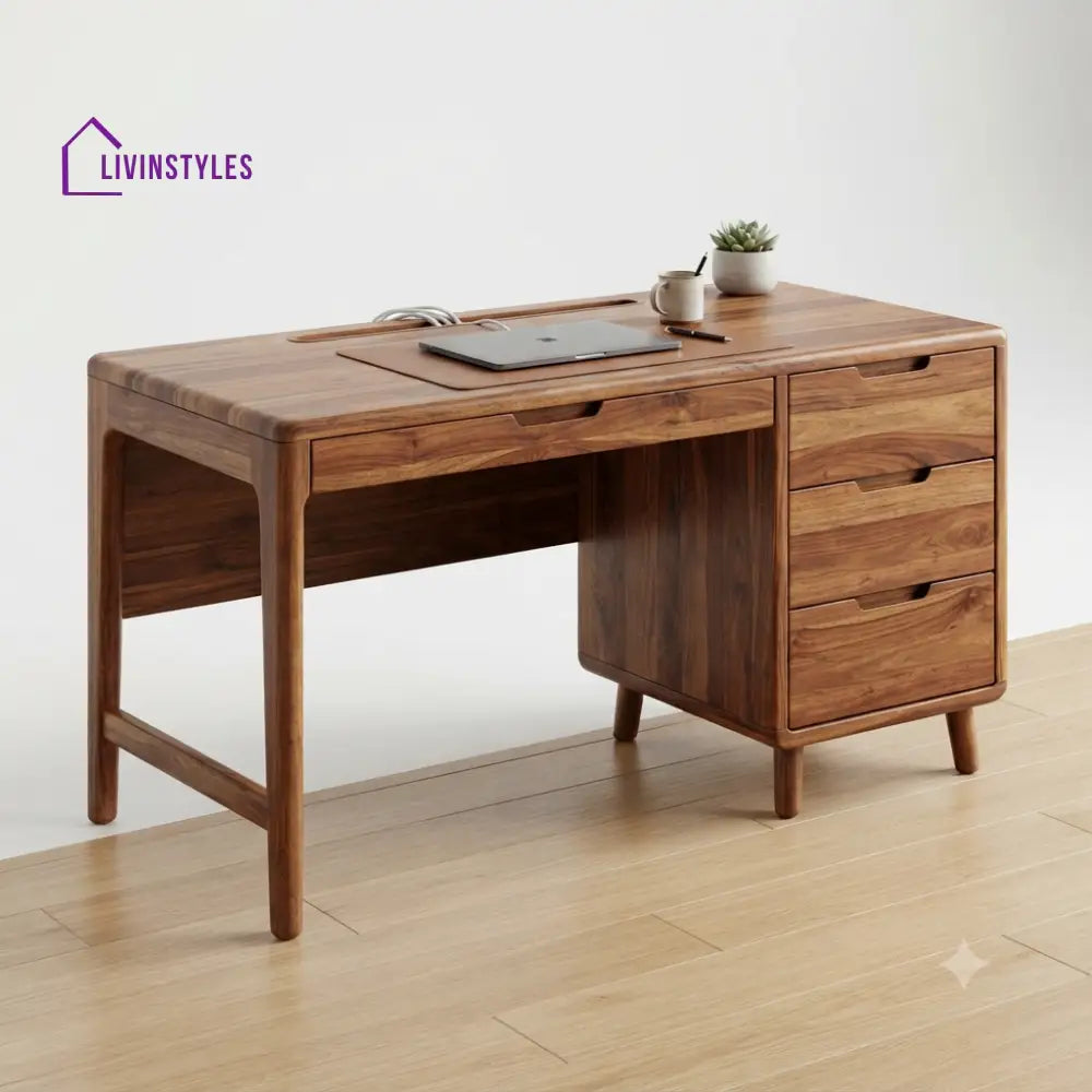 Amritha Sheesham Wood Study Table for Home | Wooden Study Table