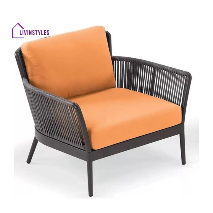 Amulya Outdoor 3 Piece All-Weather Rope Patio Set - Patio Set