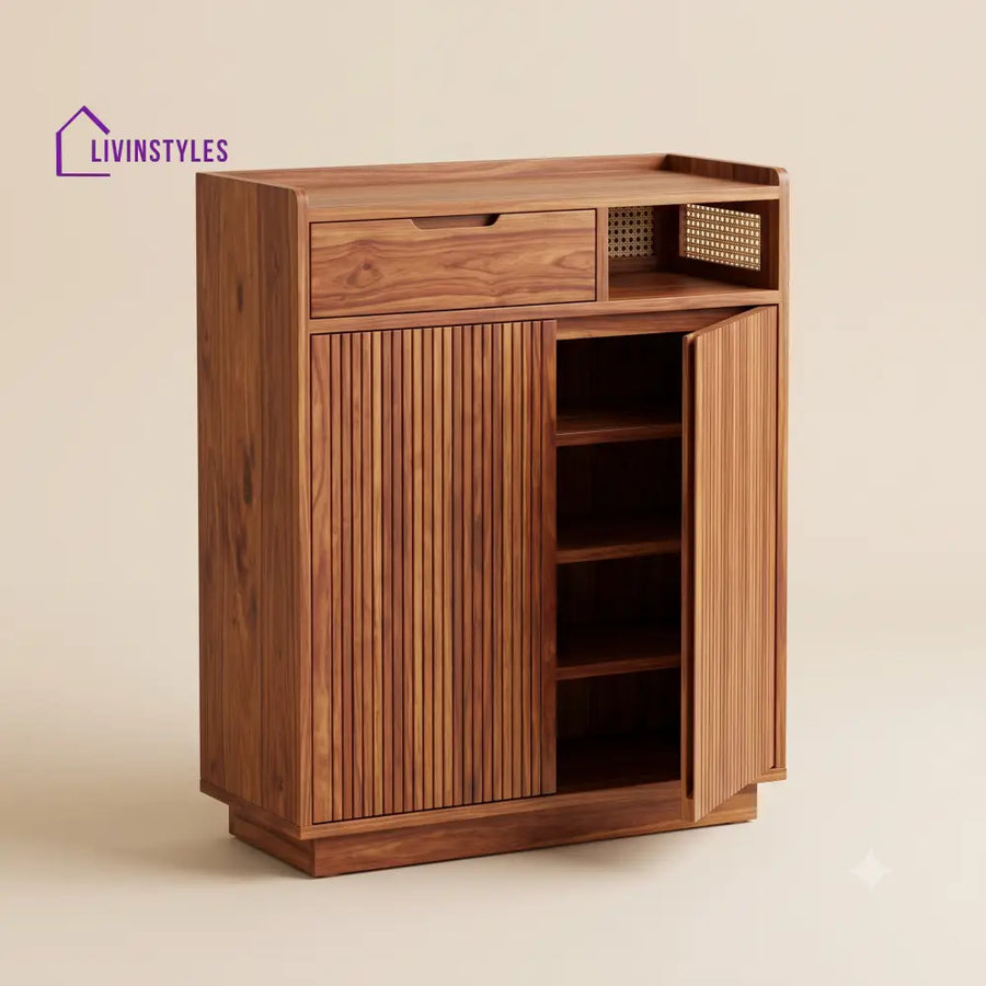 Anagha Wooden Shoe Rack for Home | Shoe Cabinet