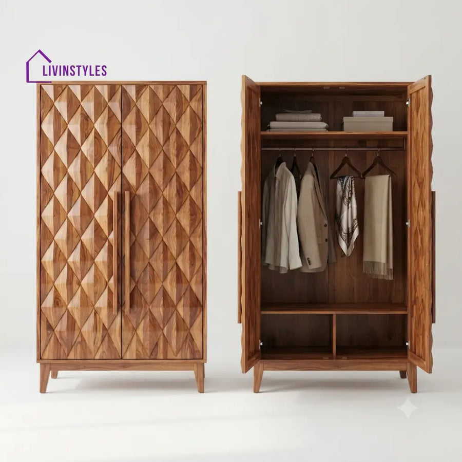 Anagha Wooden Wardrobe for Clothes | Cupboard for Clothes