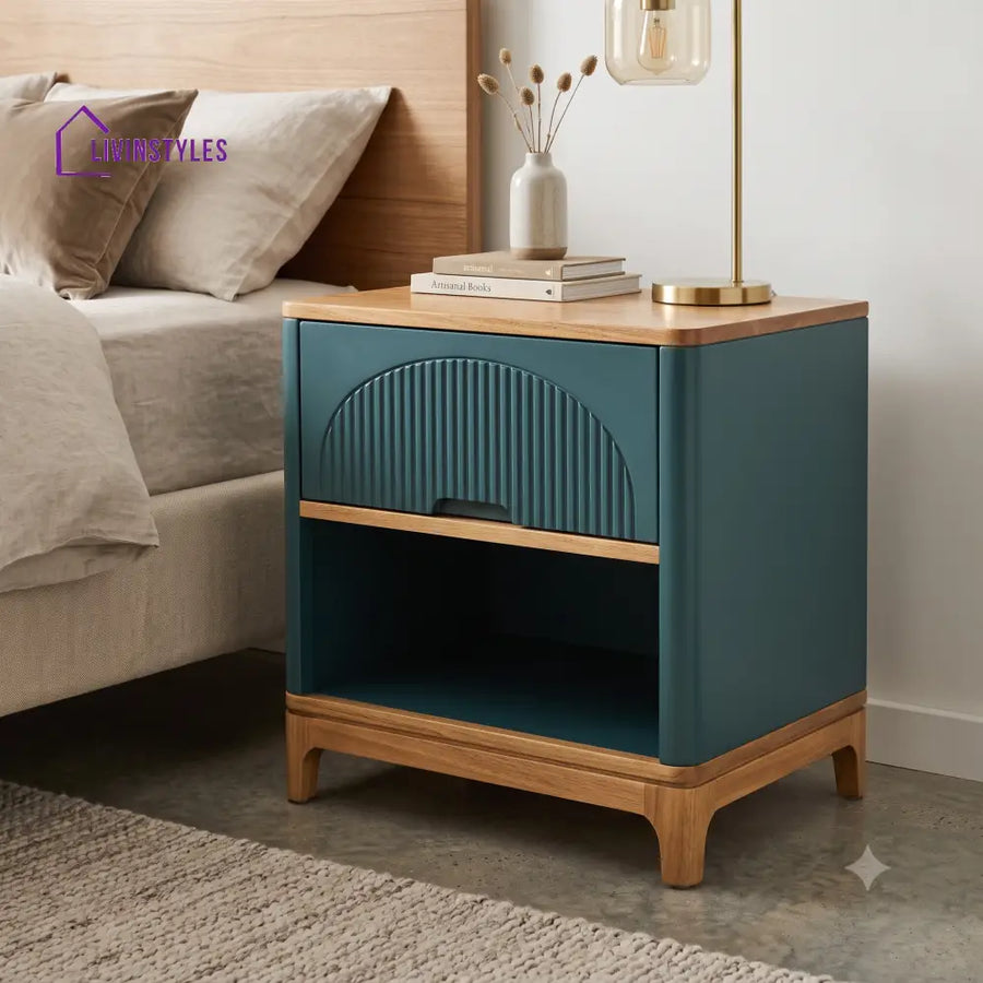 Anaïs Premium Solid Wood Bedside Table | Side Table for Bedroom