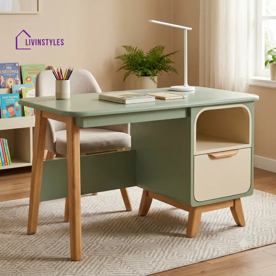 Ananya Mango Wood Kids Study Table | Study Table for Kids