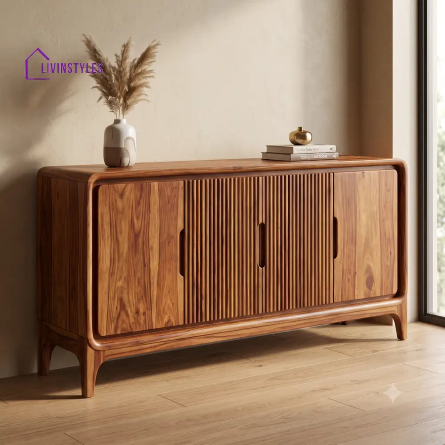 Ananya Premium Wooden Sideboard and Cabinet for Living Room