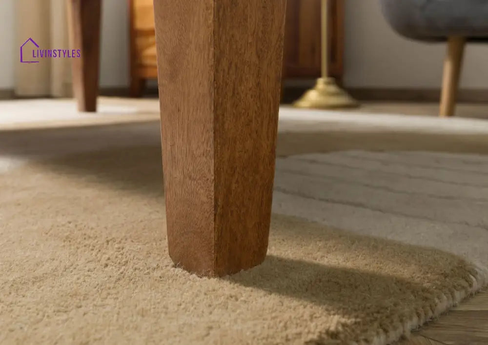 Ananya Sheesham Wood Coffee Table Square Shape Color Brown Coffee Table Coffee Table for Living Room (Sheesham Wood