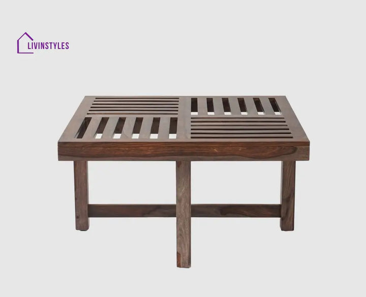 Anastasia Coffee Table with 4 Stools | Wooden Coffee Table for Living Room Coffee Table