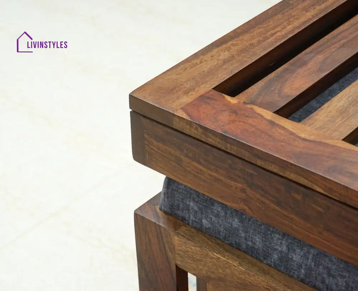 Anastasia Coffee Table with 4 Stools | Wooden Coffee Table for Living Room Coffee Table