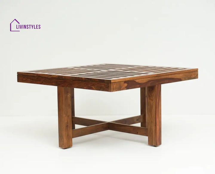 Anastasia Coffee Table with 4 Stools | Wooden Coffee Table for Living Room Coffee Table