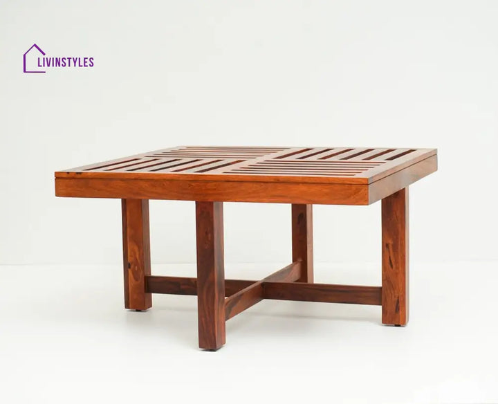 Anastasia Coffee Table with 4 Stools | Wooden Coffee Table for Living Room Coffee Table