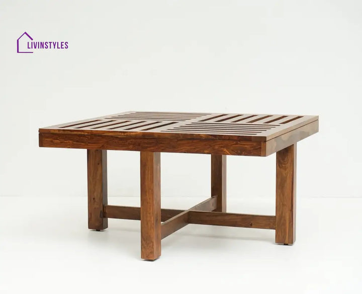 Anastasia Coffee Table with 4 Stools | Wooden Coffee Table for Living Room Coffee Table
