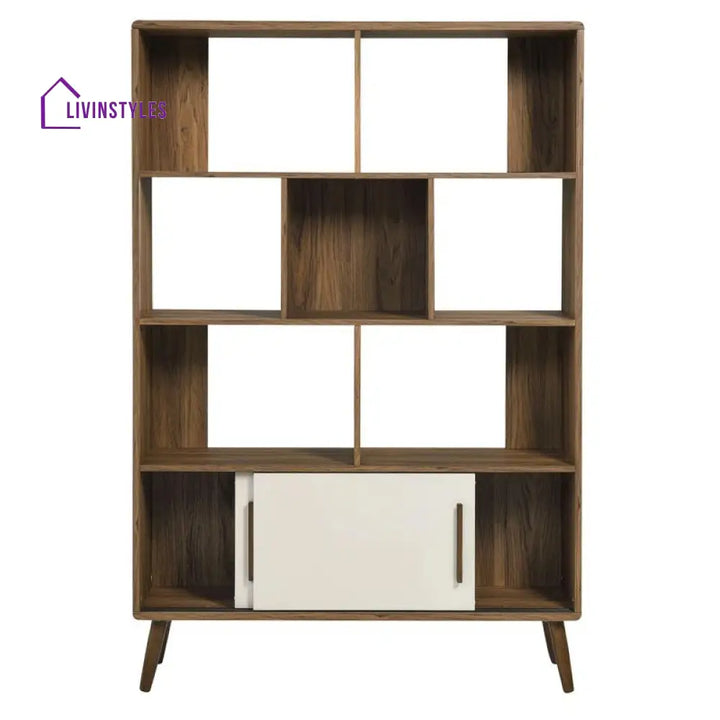 Anastasia Engineered Wood Bookshelves | Bookshelf for Living Room | Bedroom | Drawing Room | Study Room