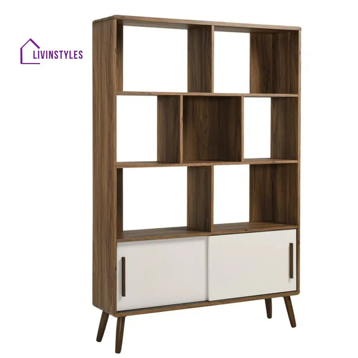 Anastasia Engineered Wood Bookshelves | Bookshelf for Living Room | Bedroom | Drawing Room | Study Room