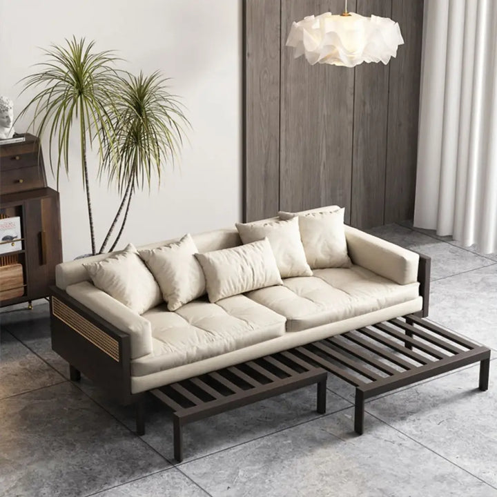 Janpandi Pull Out Multifunction Solid Wood Frame Sofa Bed SOFA BED
