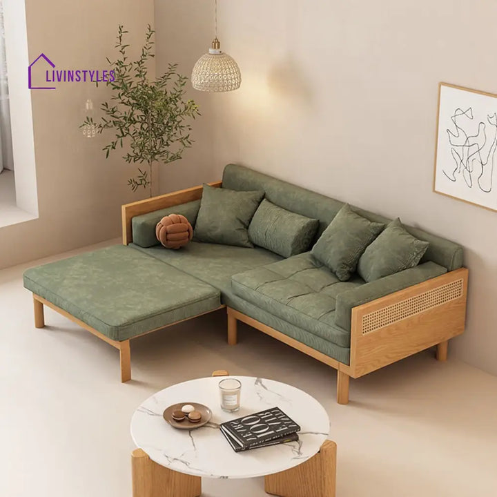 Janpandi Pull Out Multifunction Solid Wood Frame Sofa Bed SOFA BED