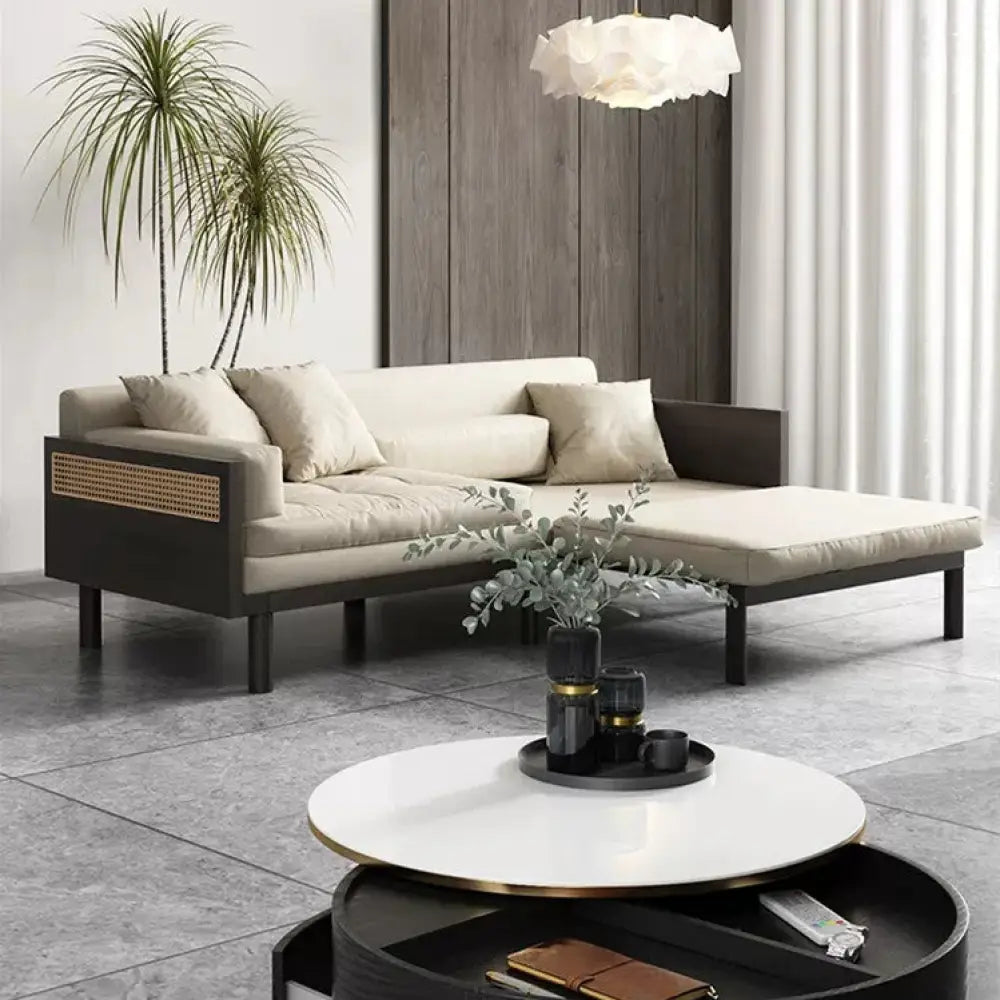 Janpandi Pull Out Multifunction Solid Wood Frame Sofa Bed SOFA BED