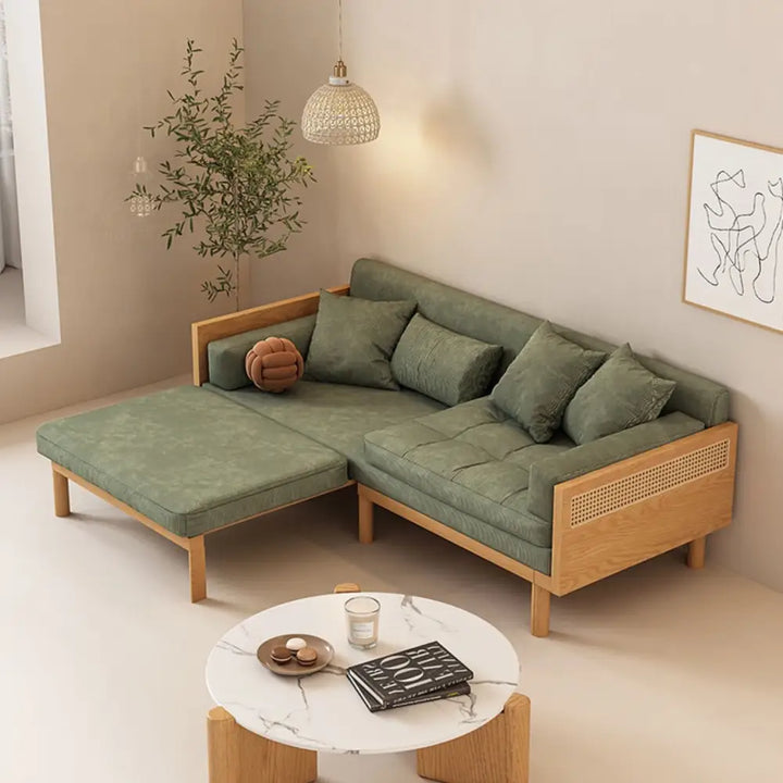 Janpandi Pull Out Multifunction Solid Wood Frame Sofa Bed SOFA BED