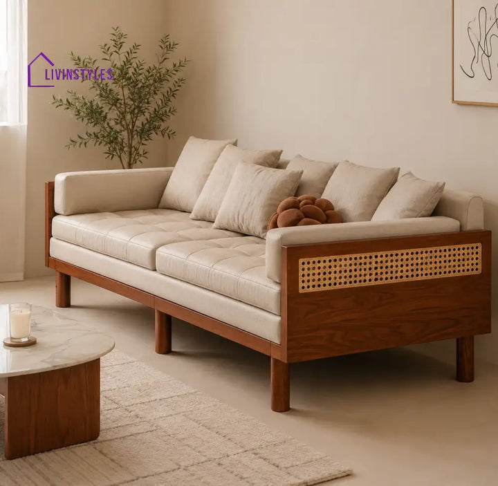 Anastasia Pull Out Multifunction Solid Wood Frame Sofa Bed - SOFA BED