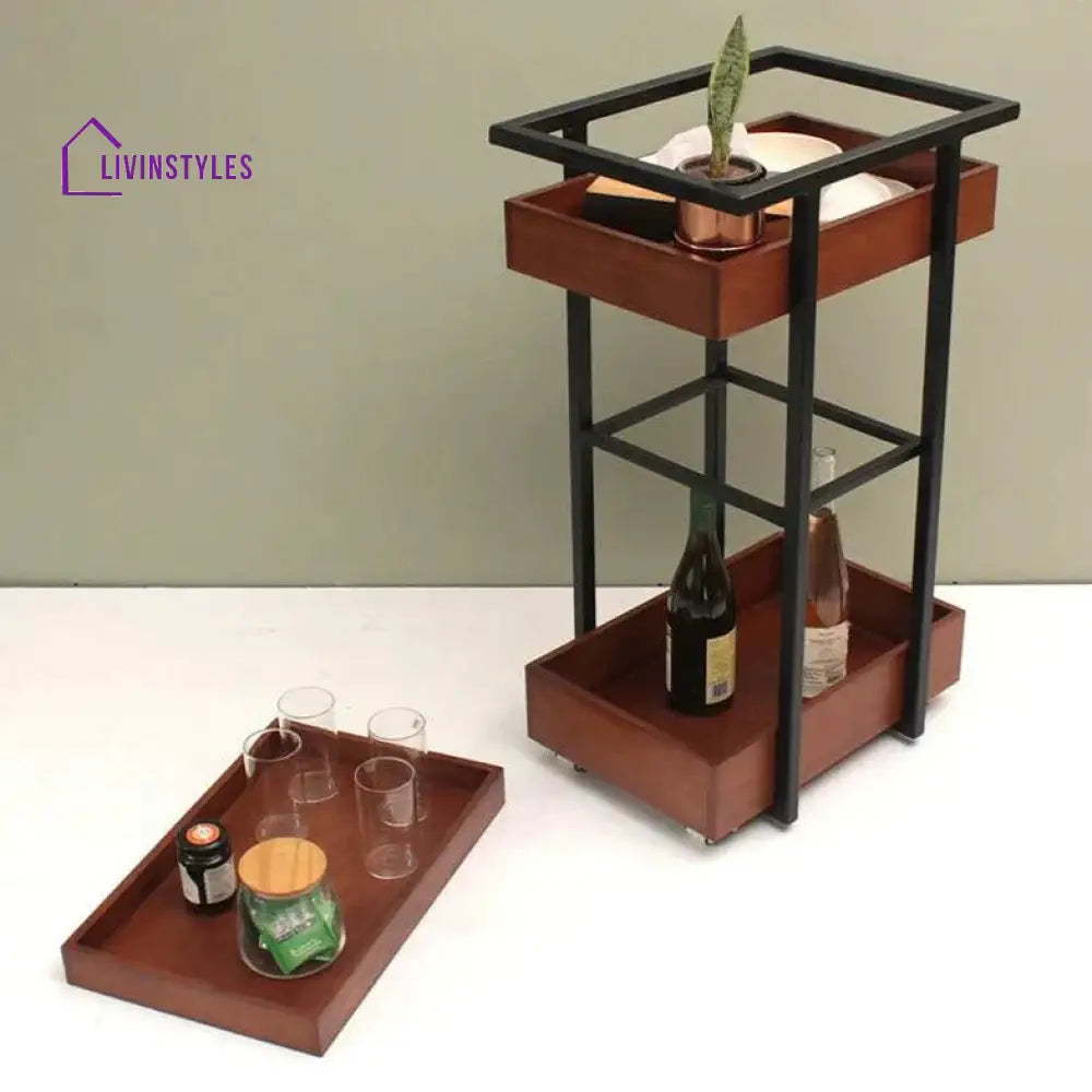Anatolii Three Level Bar Trolley Bar Furniture